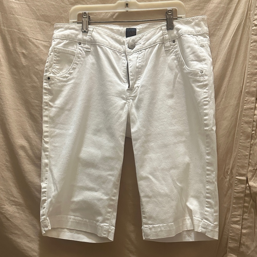 White Jag Jean shorts